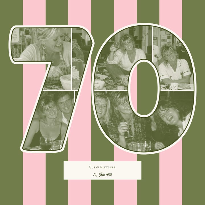 Olive and pink stripes cover