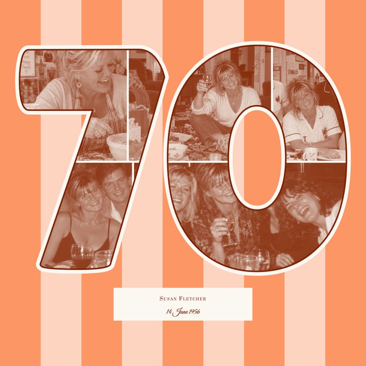 Apricot and peach stripes cover