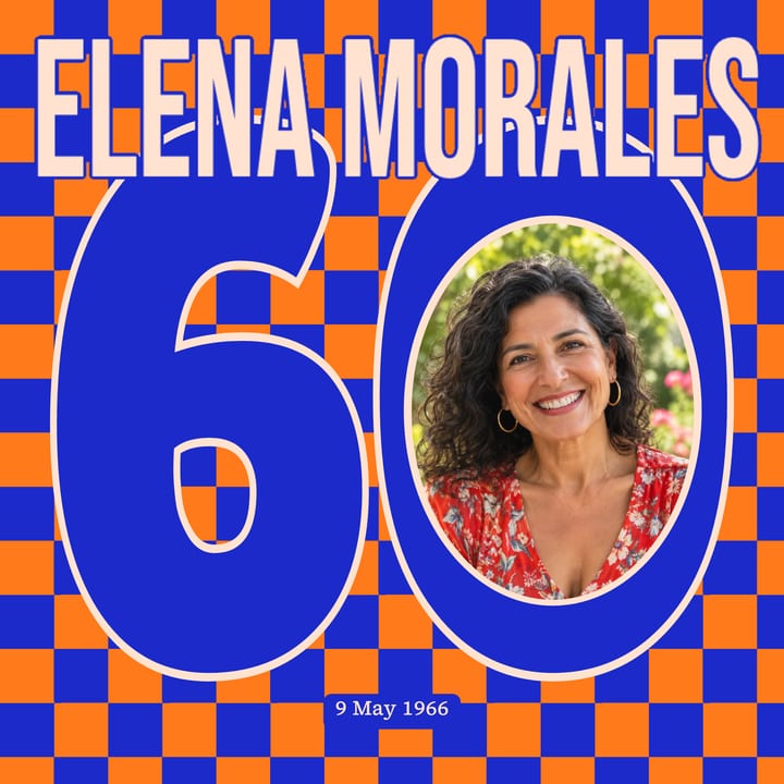 Cobalt and orange check, Lilita One cover