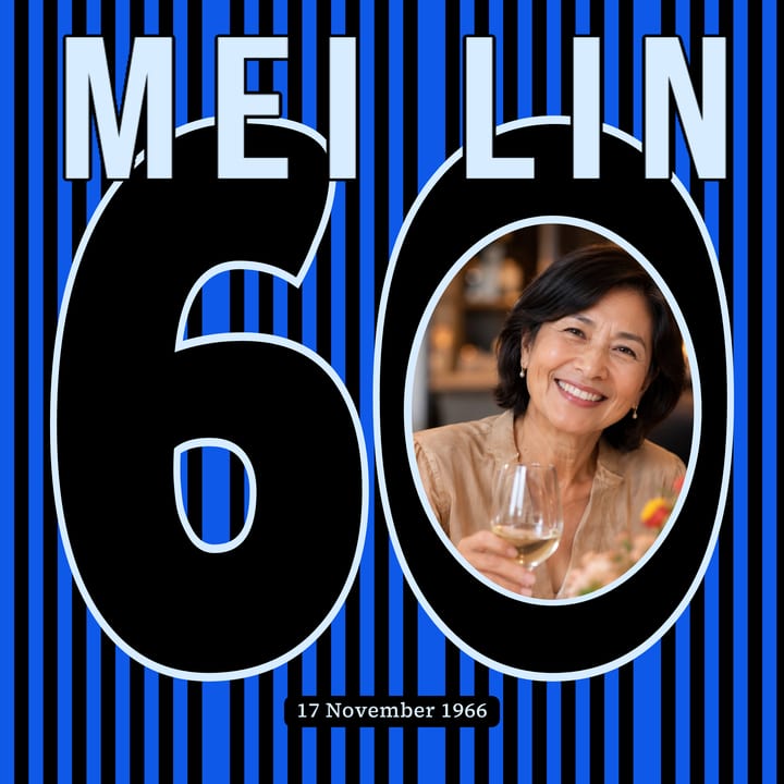 Black and blue stripe, Lilita One cover