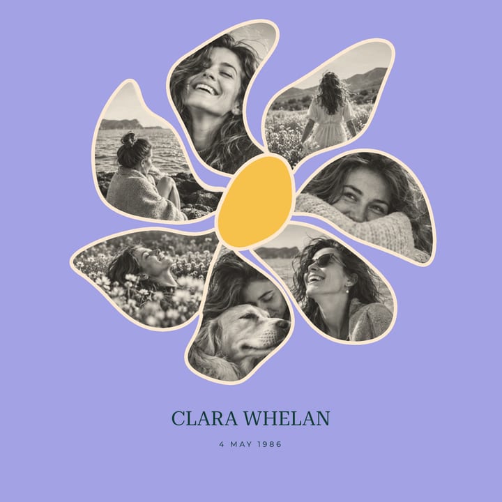 Seven-petal flower cover