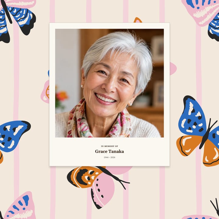 Butterflies, framed photo cover