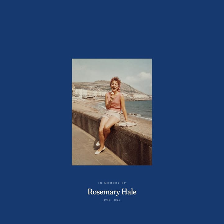 Navy and cream cover